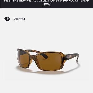 Ray-Ban Tortoise Shell Sunglasses with Brown Lenses